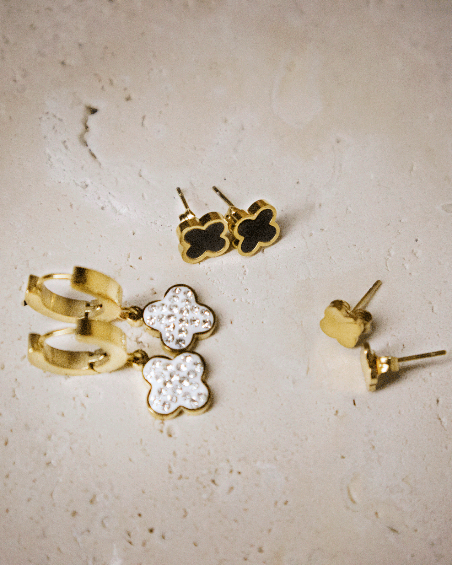 Aretes Trébol x3