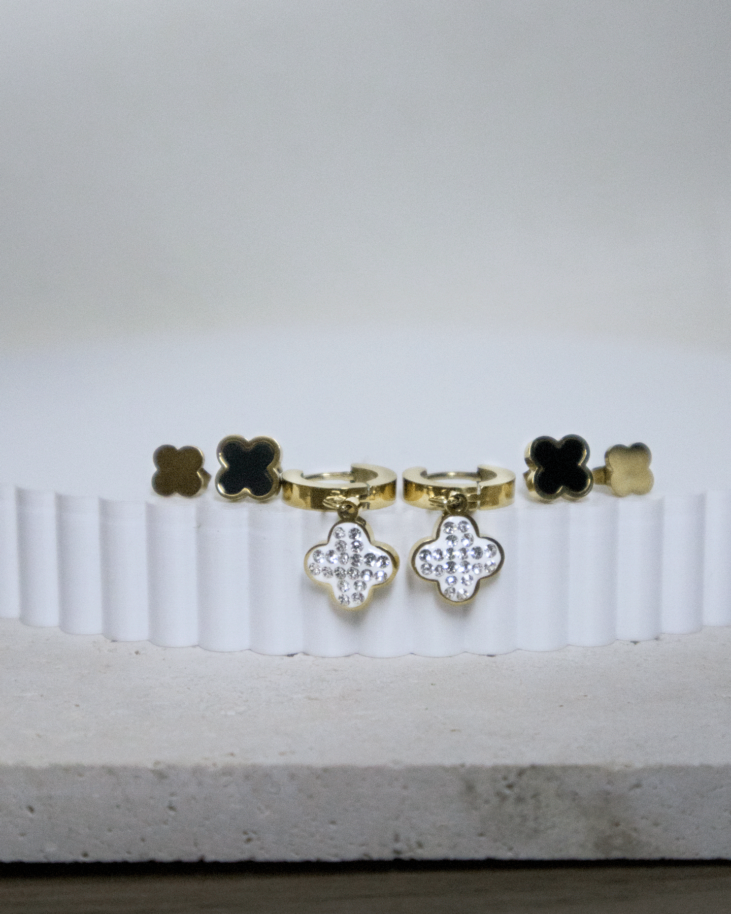 Aretes Trébol x3