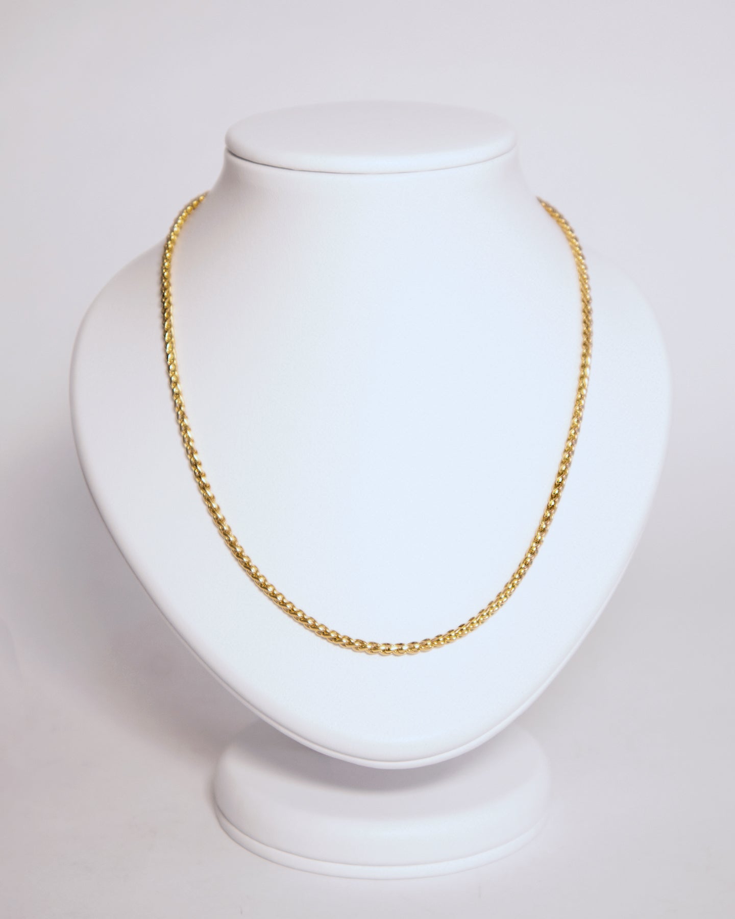 Cadena Trigo Mujer en oro laminado de 18k
