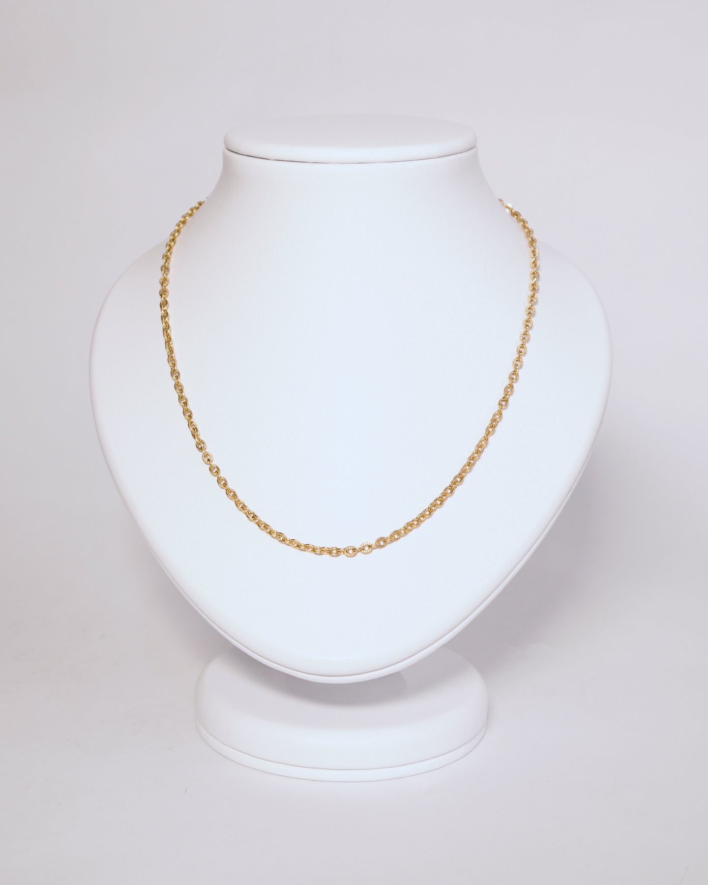 Cadena Ovalo Mujer en oro laminado de 18k