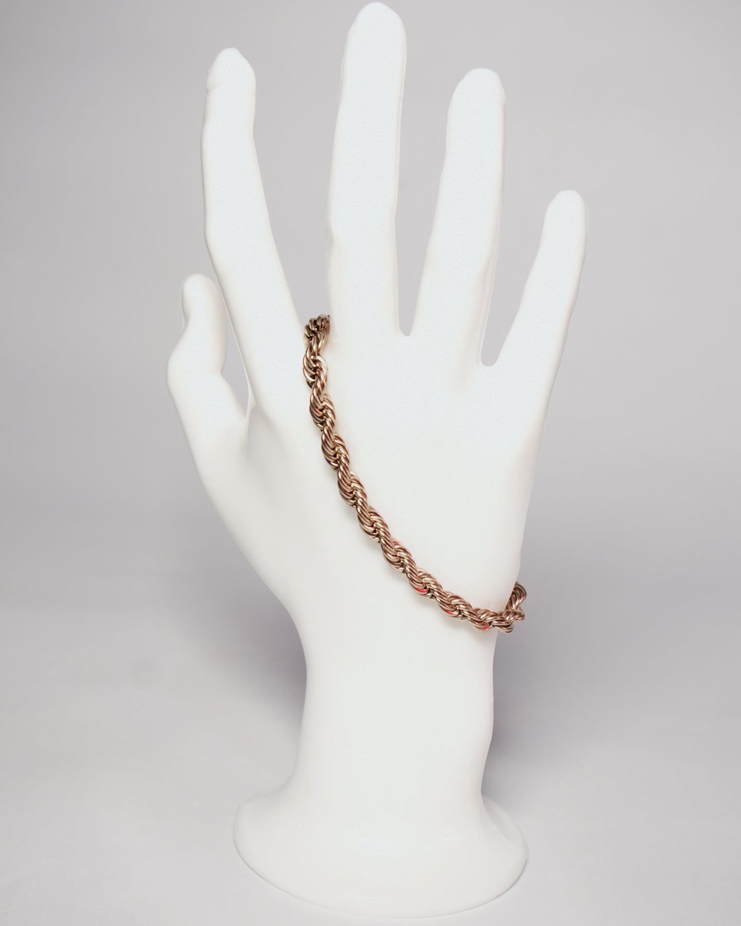 Pulsera Lazo Rosa Hombre en oro laminado de 18k