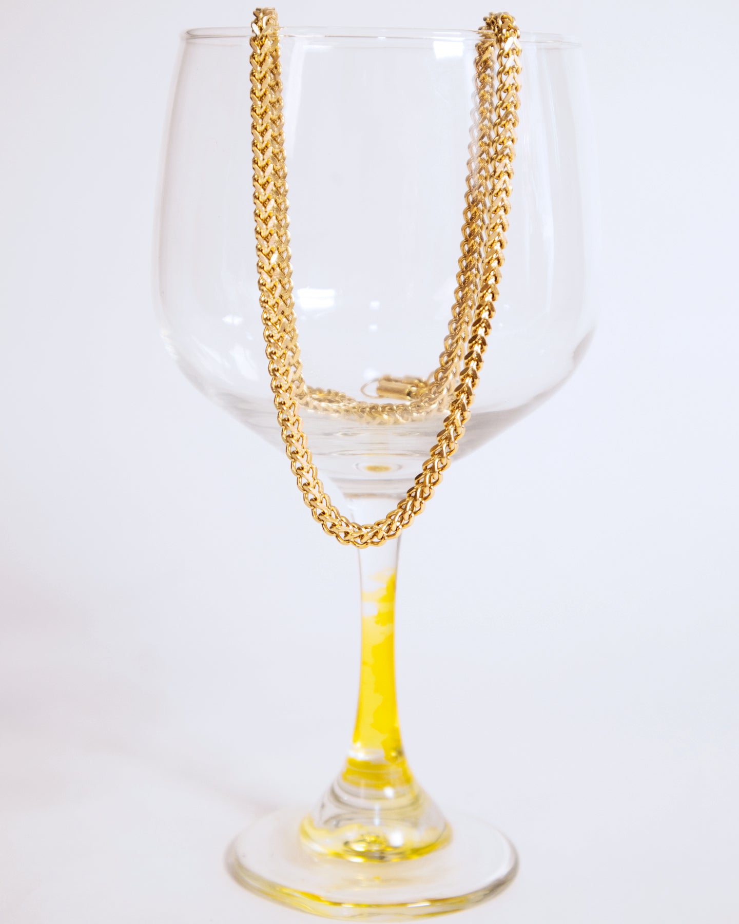 Cadena Franco Hombre en oro laminado de 18k