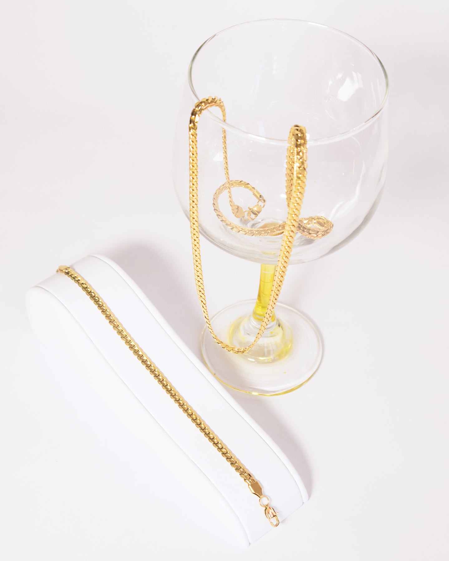 Combo Grabada Hombre en oro laminado de 18k