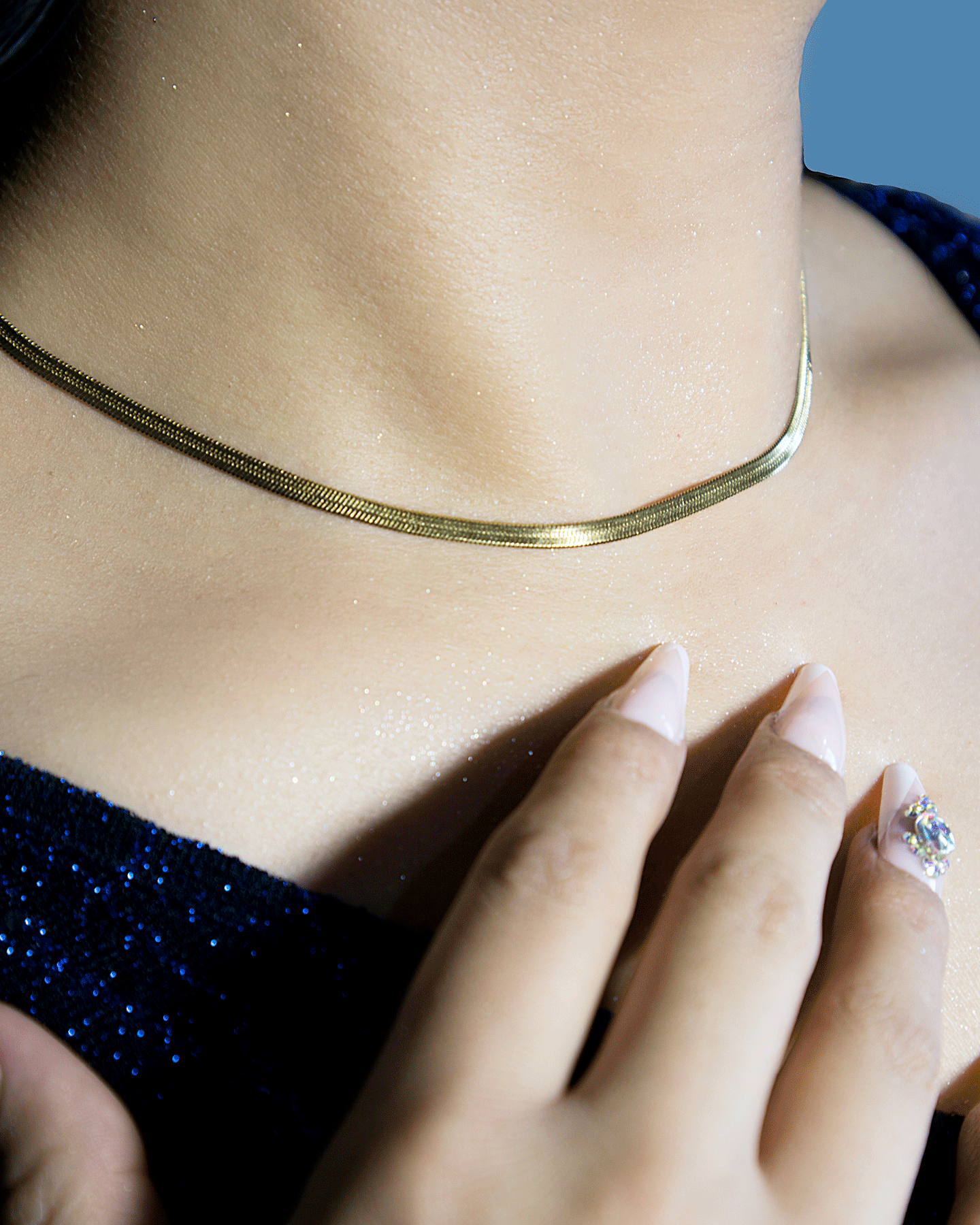 Cadena Egipcia Mujer en oro laminado de 18k