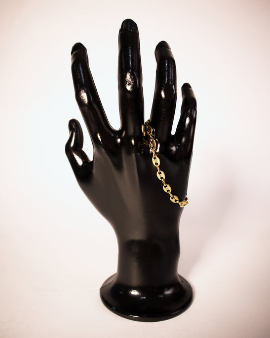 Pulsera Tejido Gucci para mujer en Oro Laminado de 18k