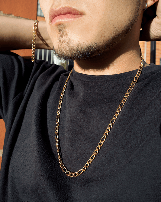 Combo Cartier Hombre en oro laminado de 18k