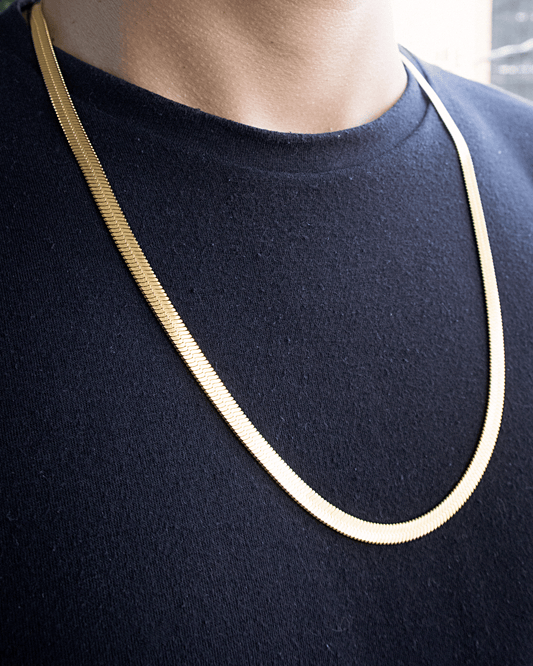 Cadena Egipcia Hombre en oro laminado de 18k