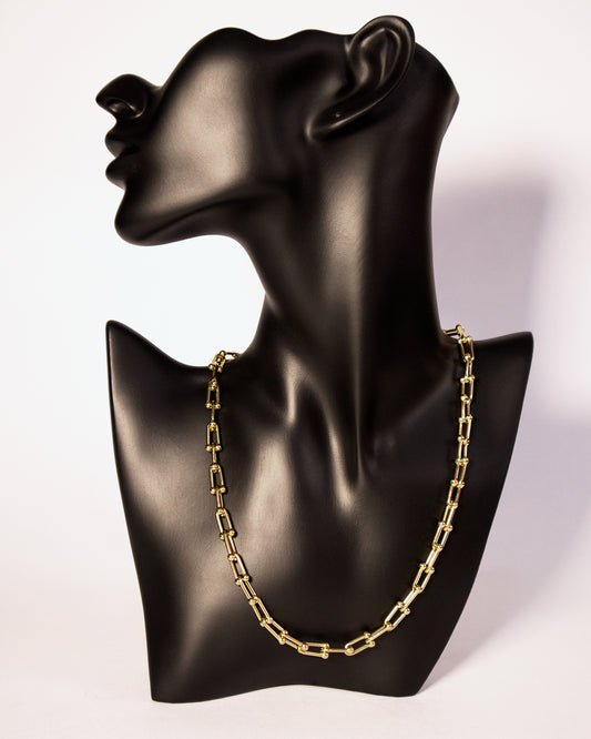 Cadena Ancla Mujer en Oro Laminado de 18k