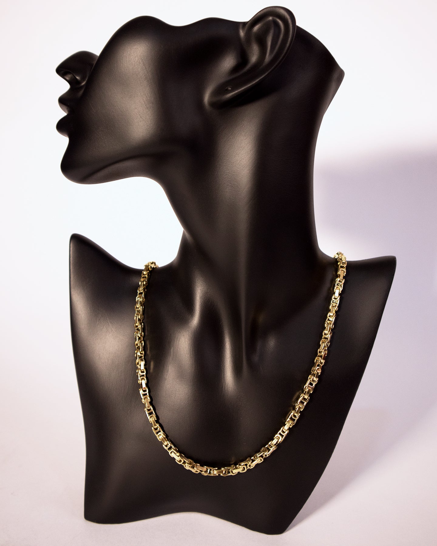 Cadena Rustica Mujer de Oro laminado de 18k