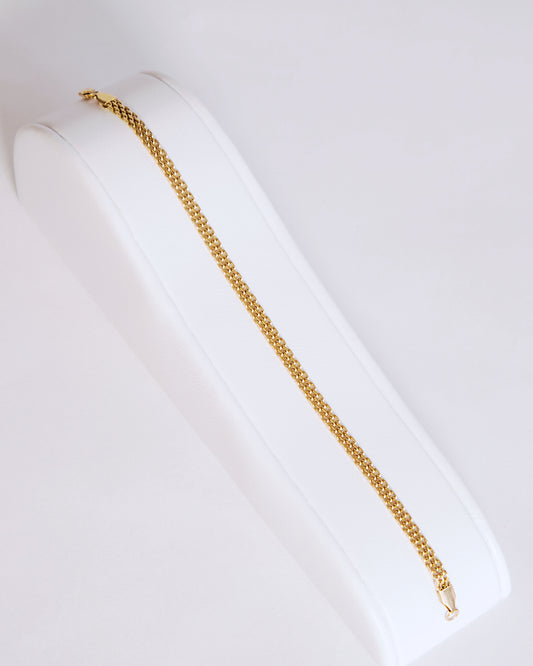 Pulsera Chinesca Hombre en oro laminado de 18k