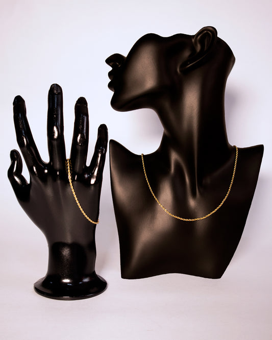 Combo Lazo Mujer en Oro Laminado de 18k