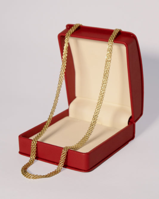 Cadena China Hombre en oro laminado de 18k