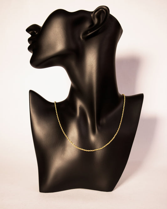 Cadena Lazo Mujer en Oro laminado de 18k