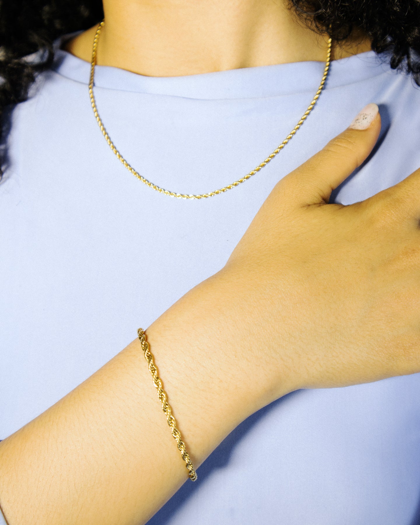 Combo Lazo Mujer en Oro Laminado de 18k